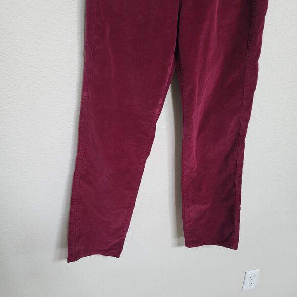 Lane Bryant Corduroy Pants Womens 14 Red Burgundy Marron Fall Winter Casual - Picture 8 of 10